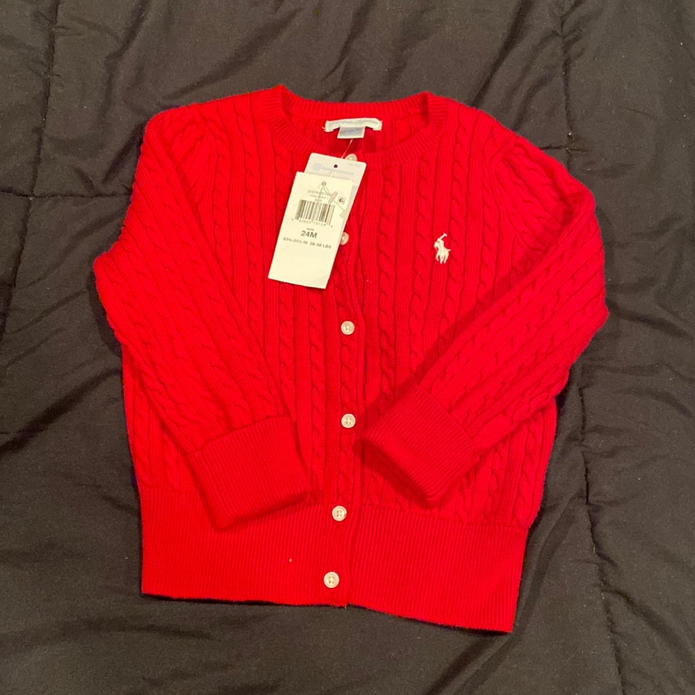 Ralph Lauren Toddler button down sweater